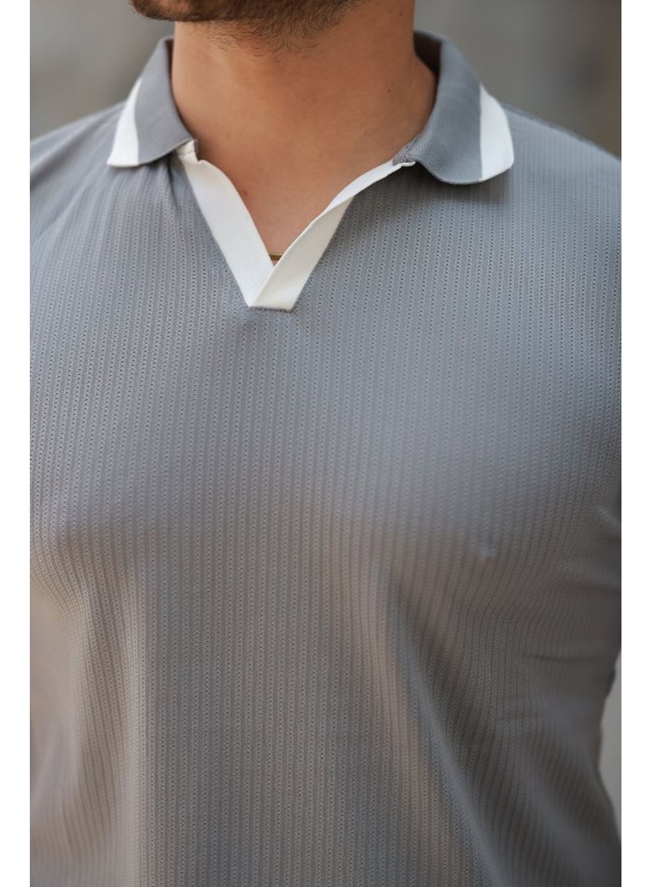 Erkek Hemşire Yaka Kısa Kollu Tişört