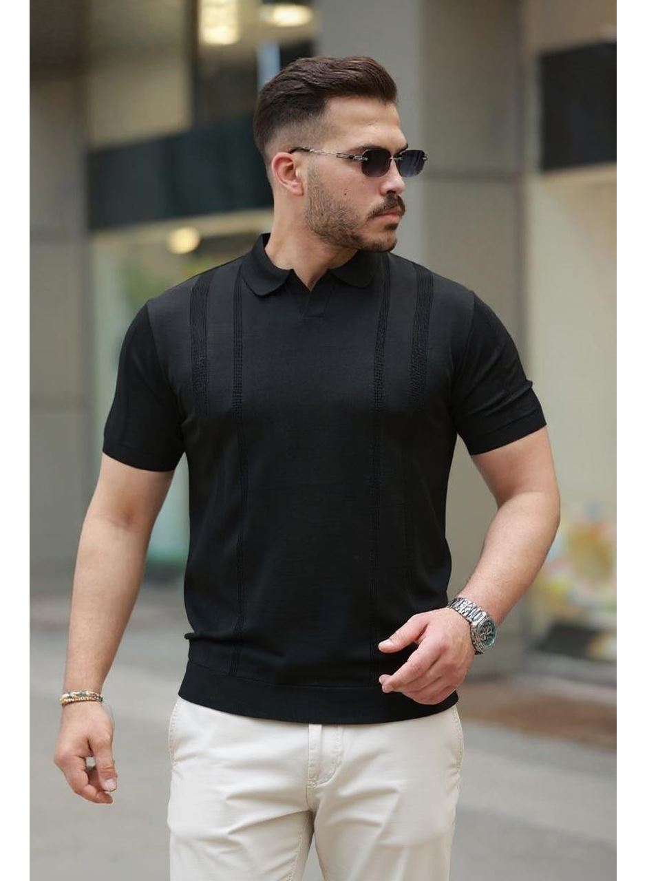 Erkek Hemşire Yaka Kısa Kollu Tişört