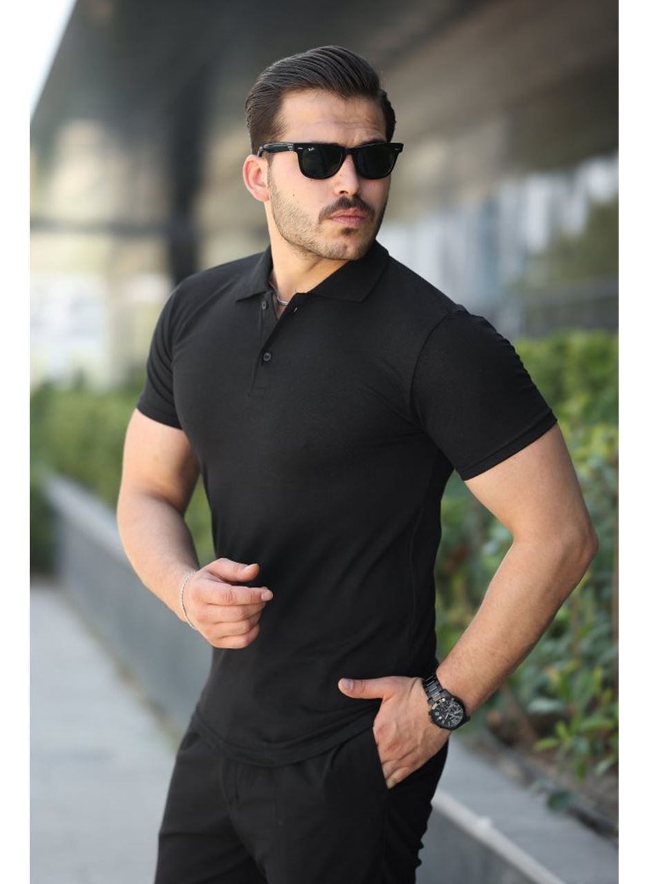 Erkek Kısa Kollu Yakalı Tişört