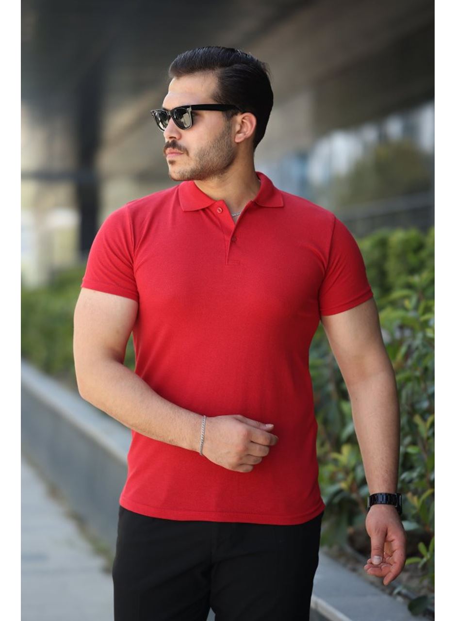 Erkek Kısa Kollu Yakalı Tişört