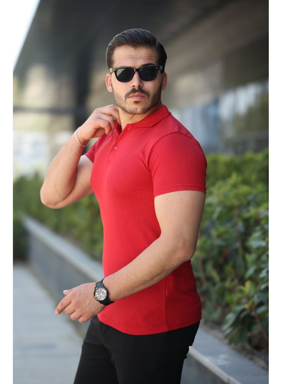 Erkek Kısa Kollu Yakalı Tişört