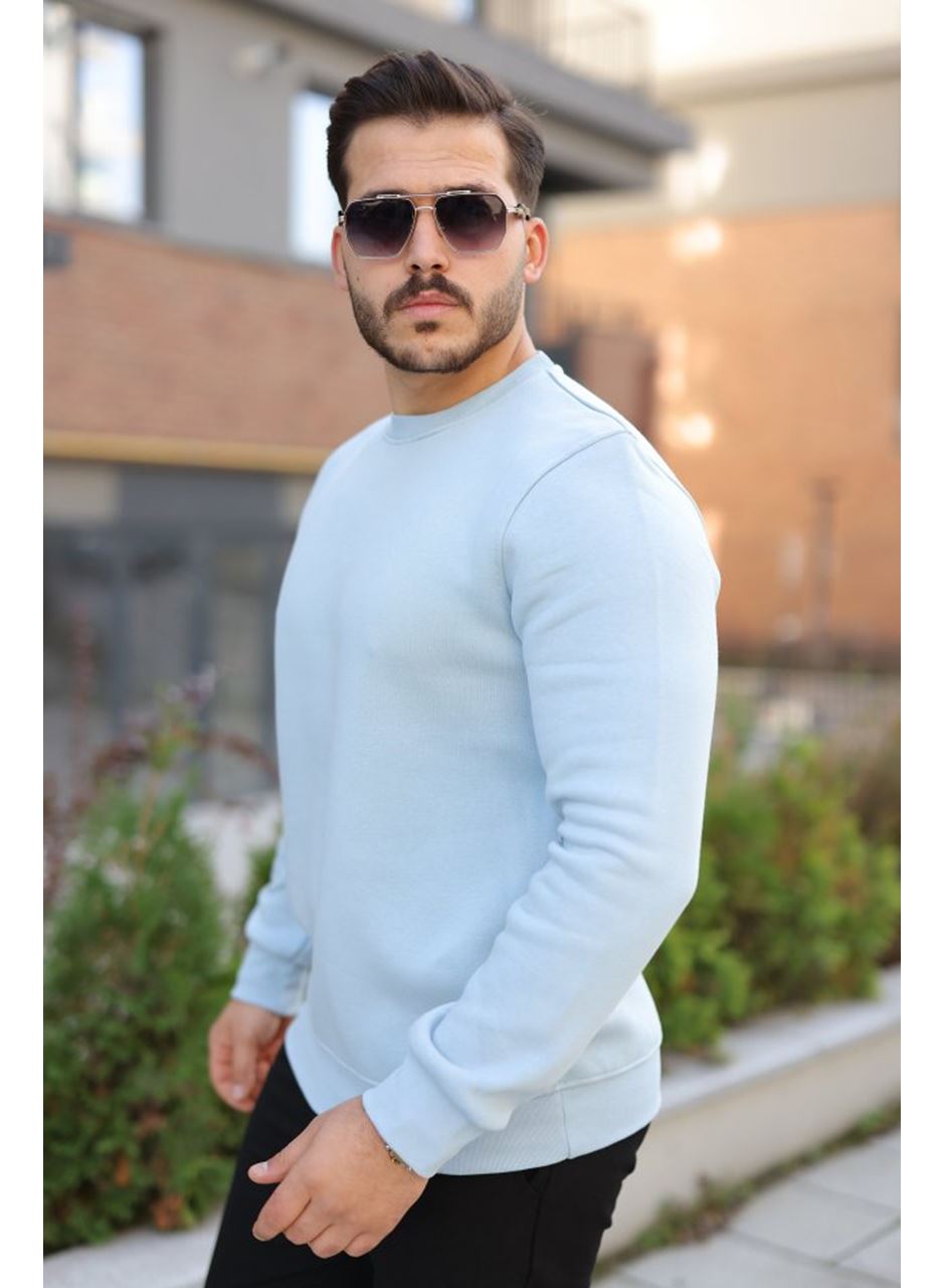 Erkek Üç İplik Şardonlu Sweatshirt