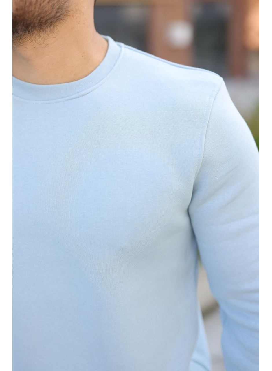 Erkek Üç İplik Şardonlu Sweatshirt