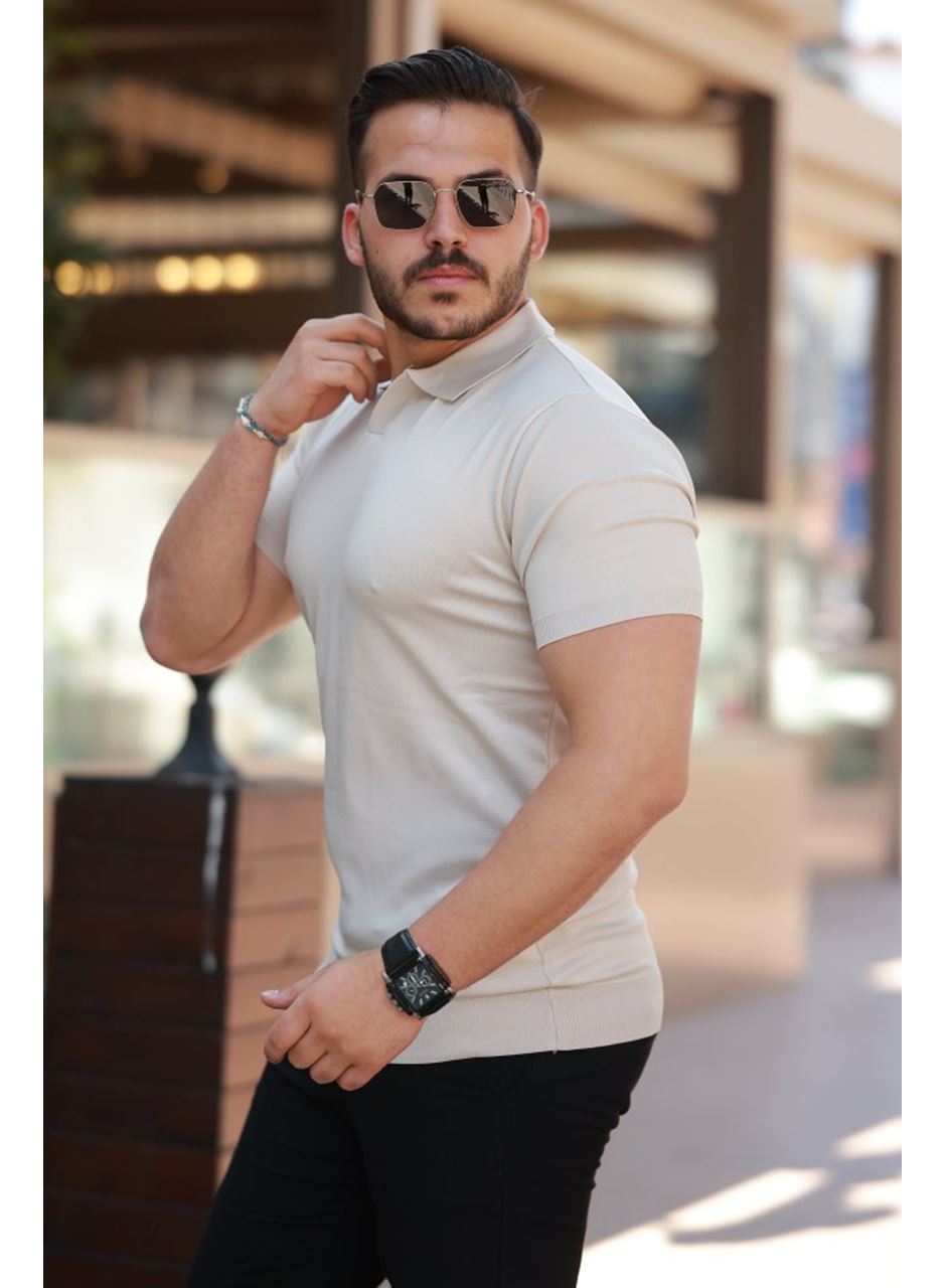 Erkek Hemşire Yaka Kısa Kollu Tişört