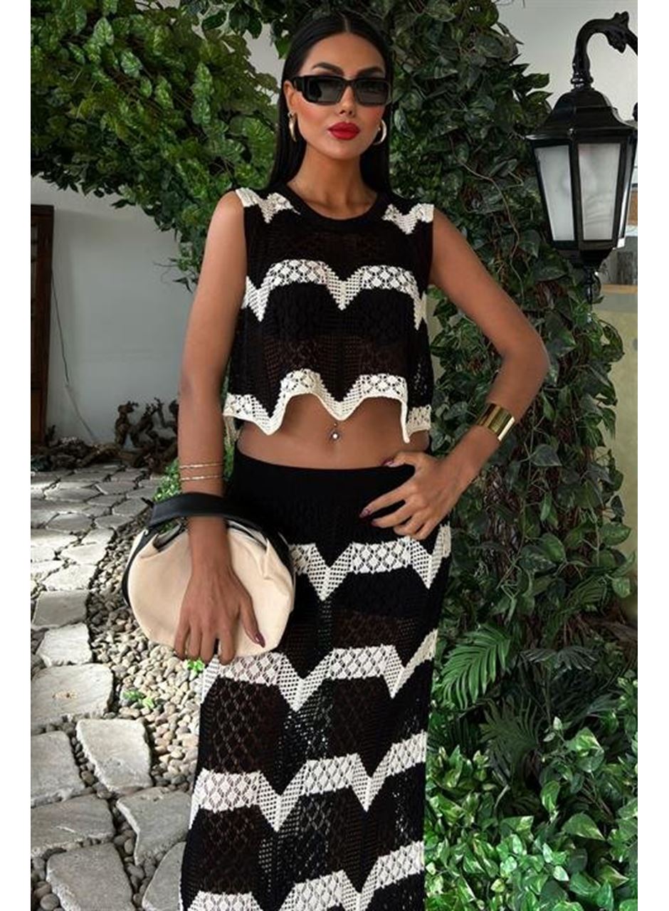 Shayna Ajurlu Crop Takım 9825