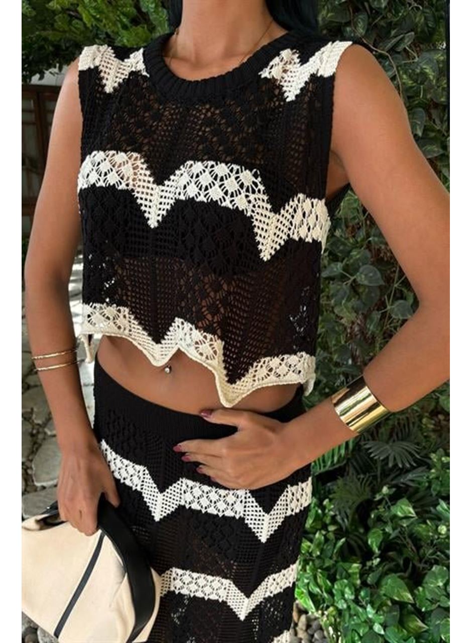 Shayna Ajurlu Crop Takım 9825