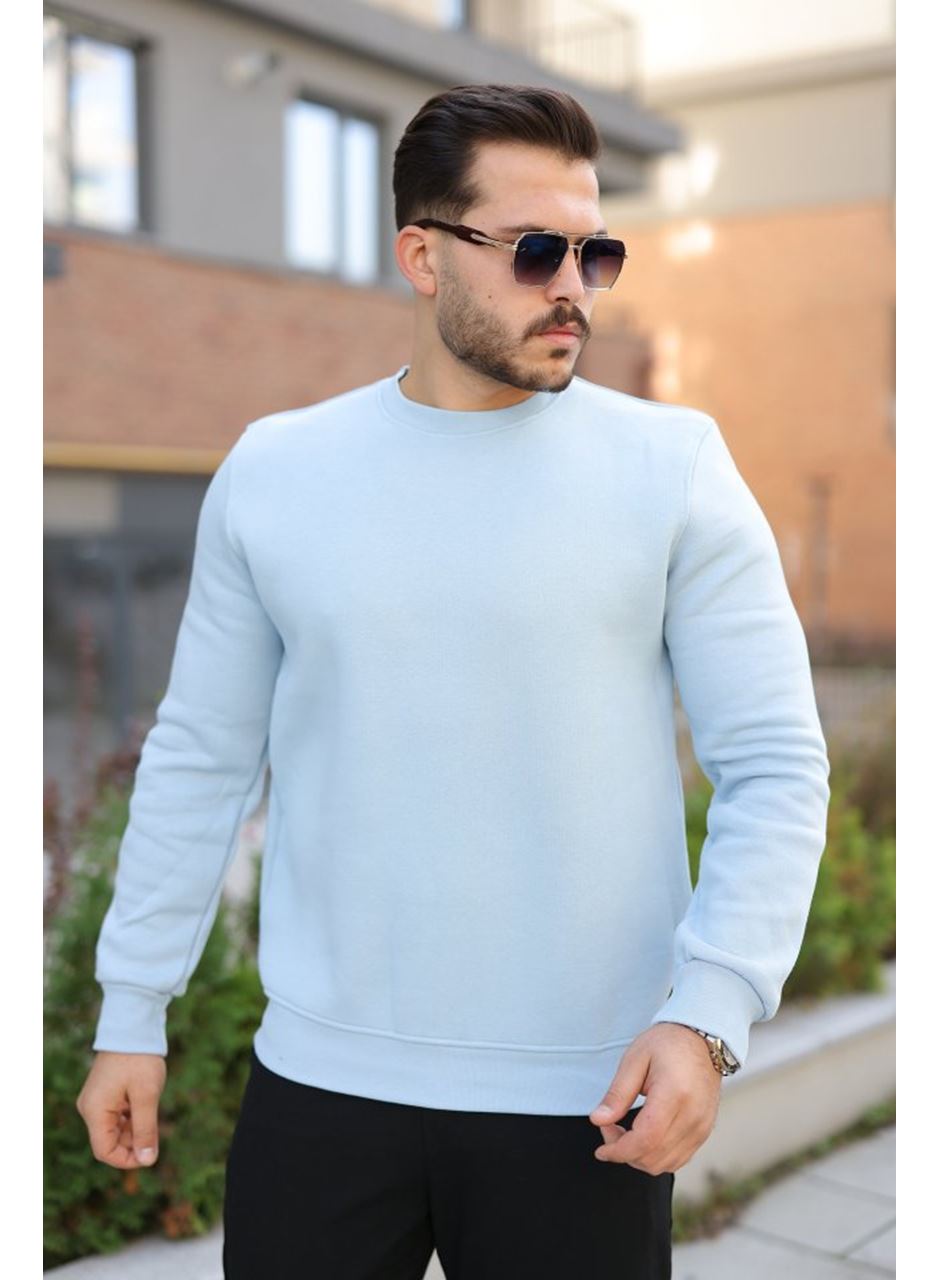 Erkek Üç İplik Şardonlu Sweatshirt