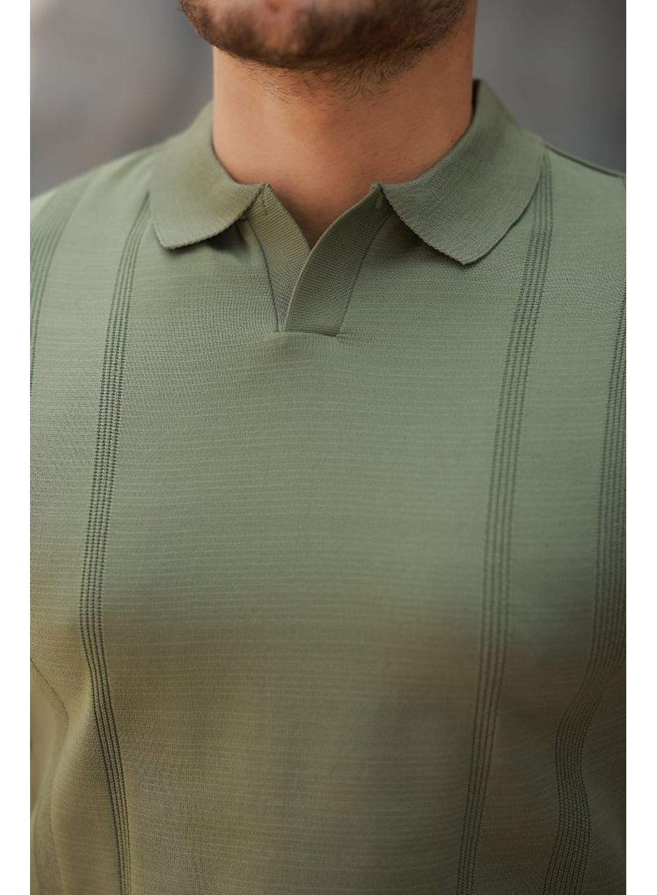 Erkek Hemşire Yaka Kısa Kollu Tişört