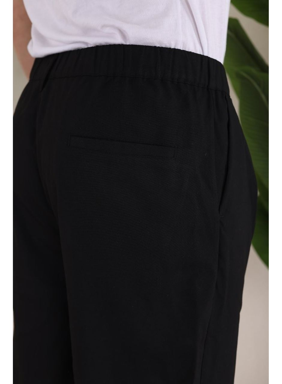 Erkek Beli Lastikli Pileli Baggy Pantolon