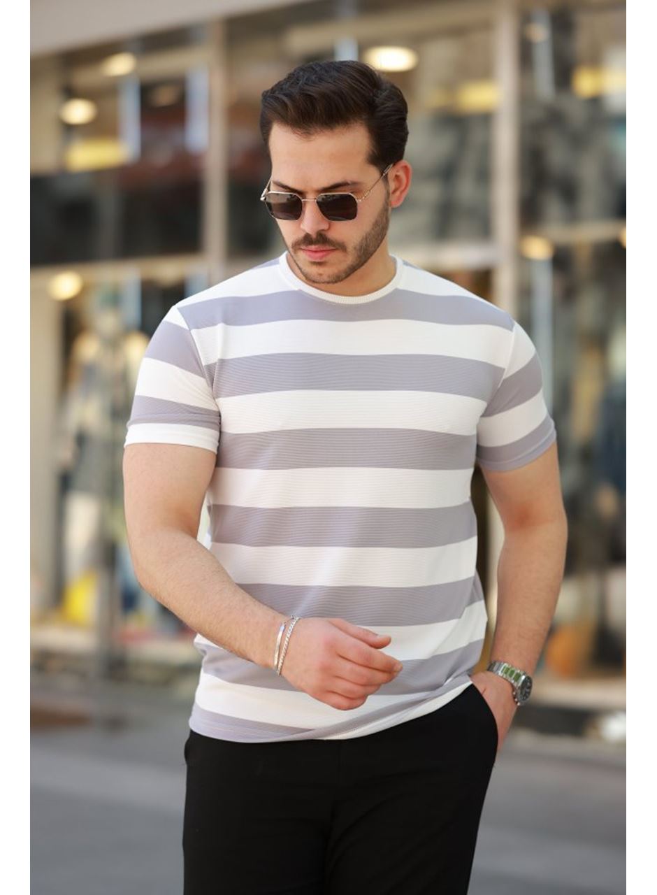 Erkek çift Renk Pamuklu örme Kumaş Kısa Kollu T-shirt