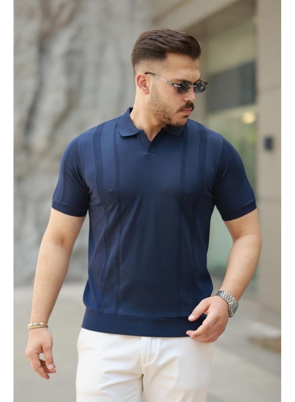 Erkek Hemşire Yaka Kısa Kollu Tişört