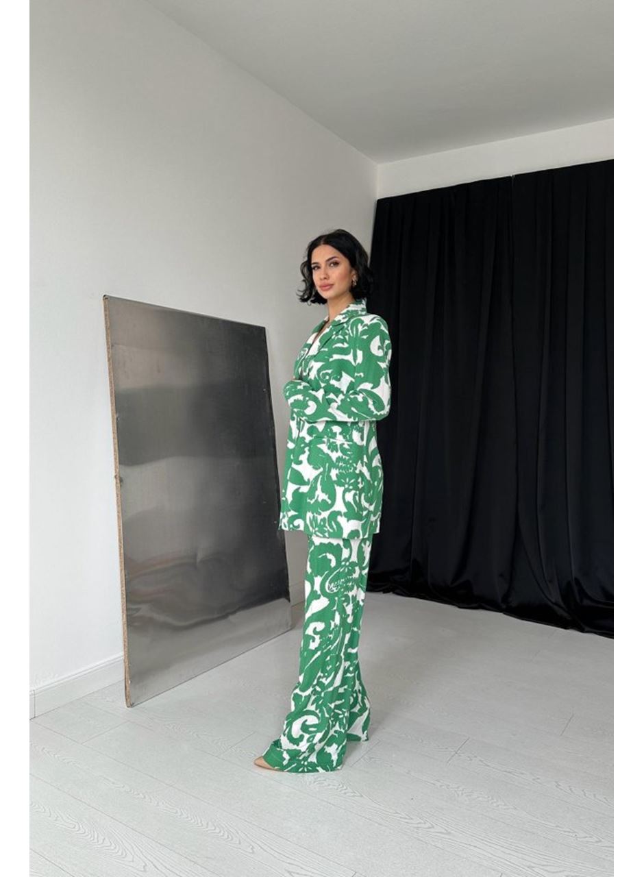 Yeşil Ceket Ve Pantolon Takım