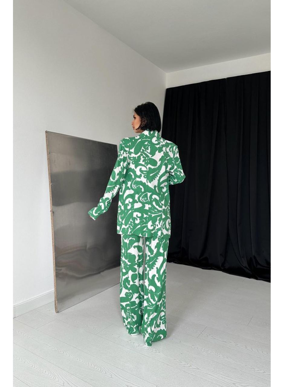 Yeşil Ceket Ve Pantolon Takım