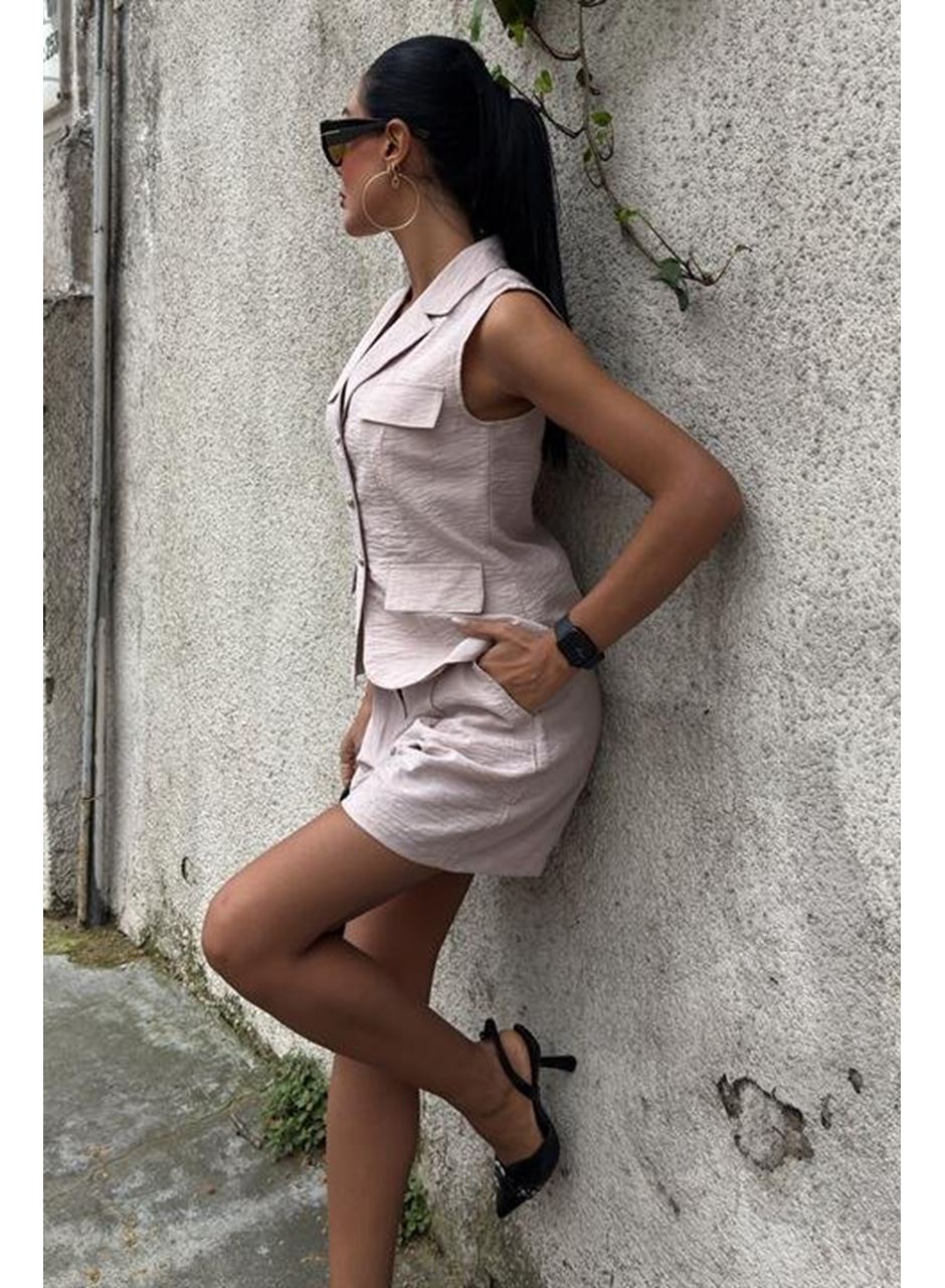 Yelek Şort Viscon Takım 10156-17