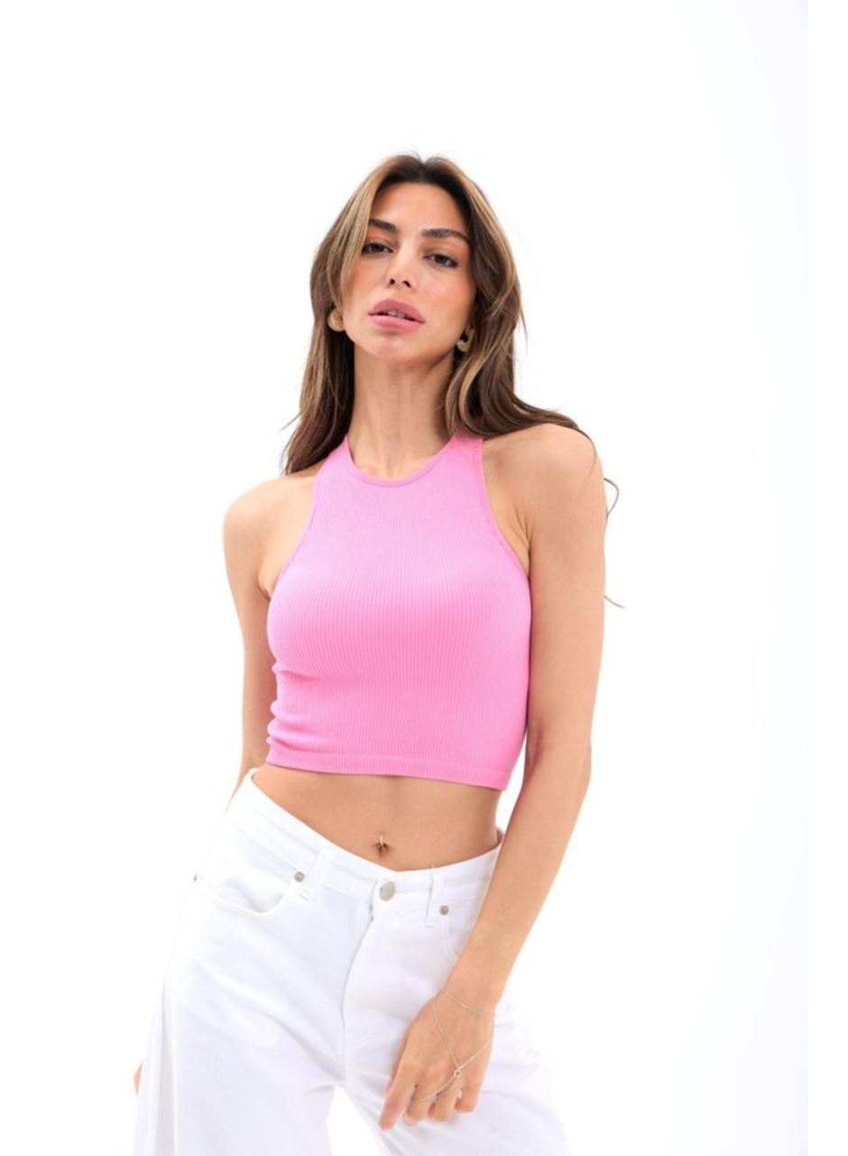 2501 SPORCU YARIM T-SHİRT-PEMBE