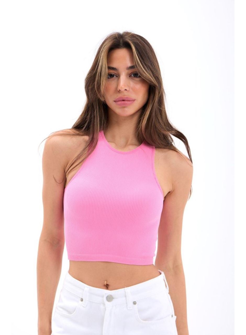 2501 SPORCU YARIM T-SHİRT-PEMBE