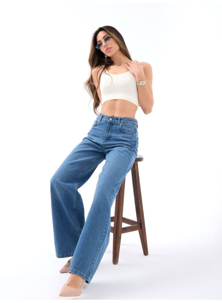 7418 KOT PANTOLON-MAVİ