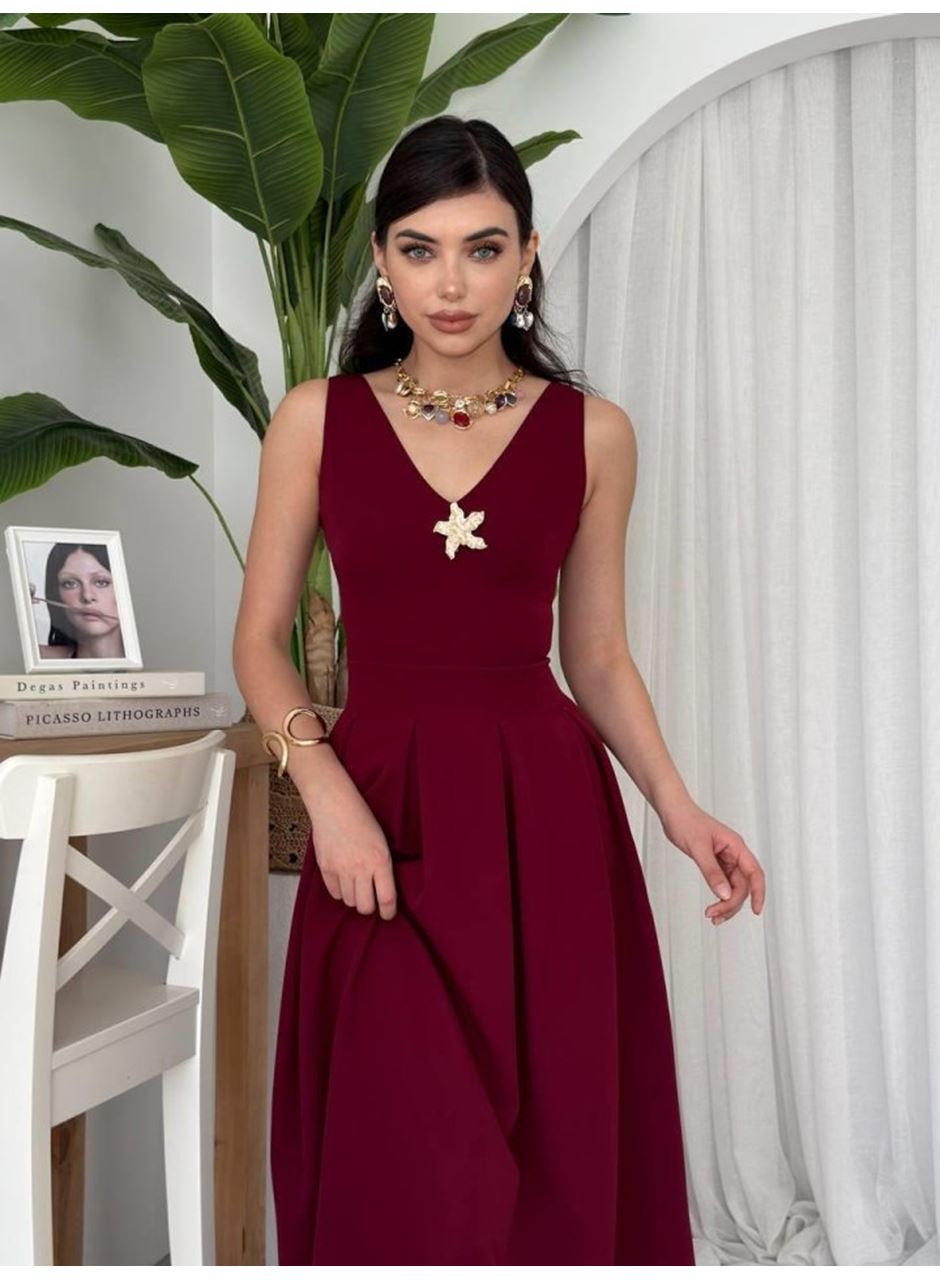 Late Yıldız Detaylı Elbise