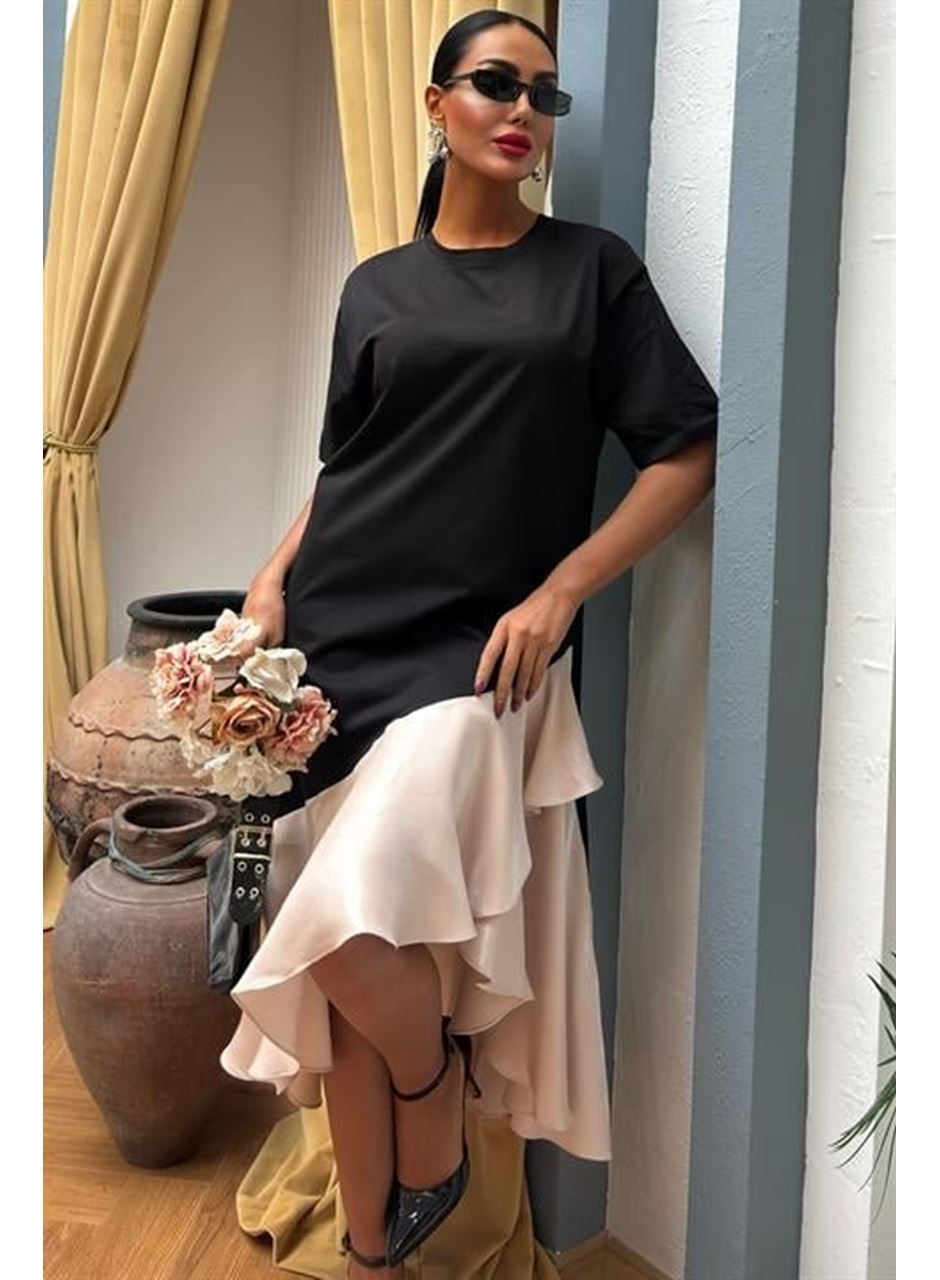 Volanlı Süprem Elbise 2864