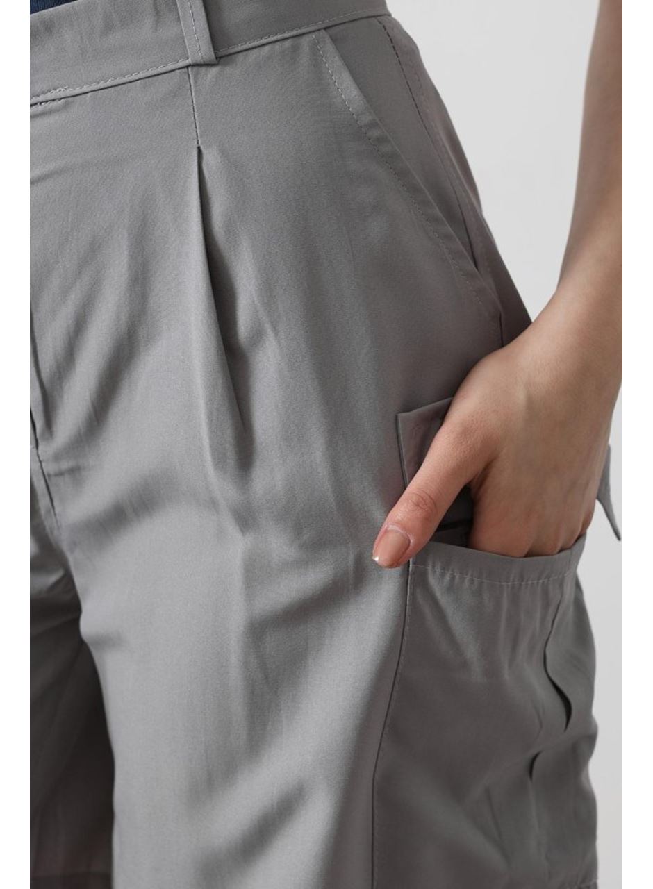 Cargo Cepli Şort - Gri