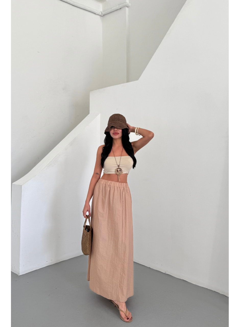 ETEK ŞANEL BOY SOFT KUMAŞ - Bej