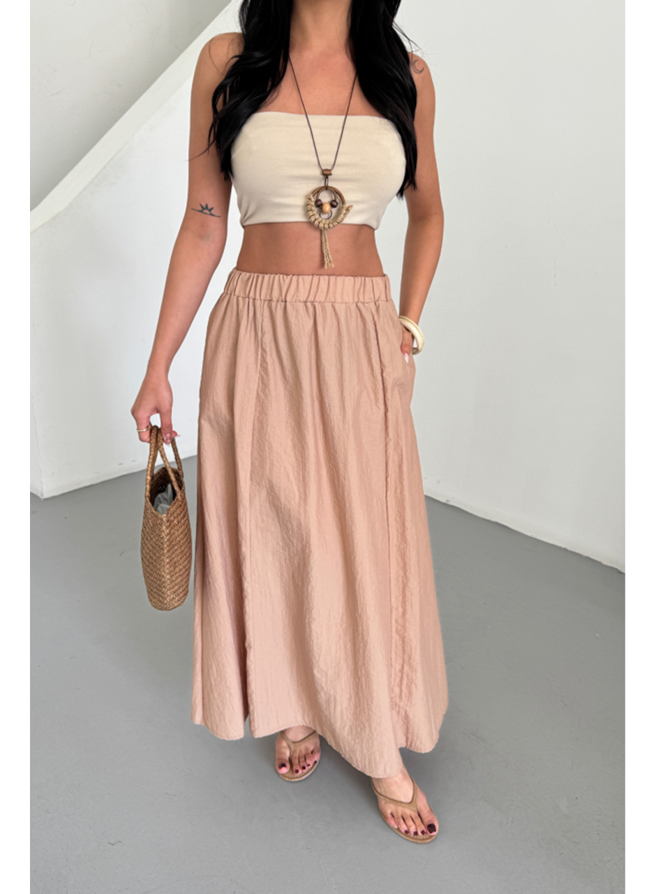 ETEK ŞANEL BOY SOFT KUMAŞ - Bej