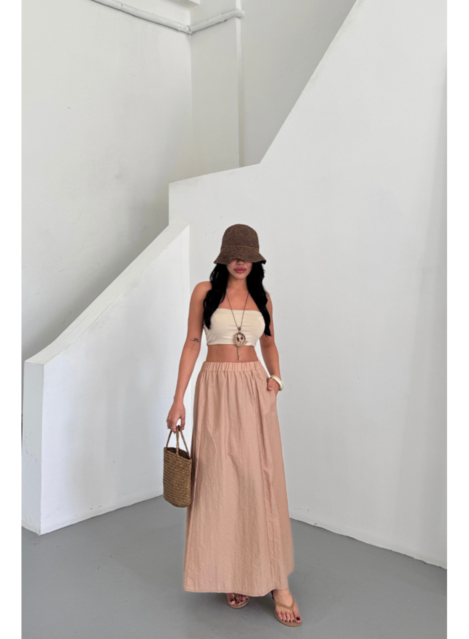 ETEK ŞANEL BOY SOFT KUMAŞ - Bej