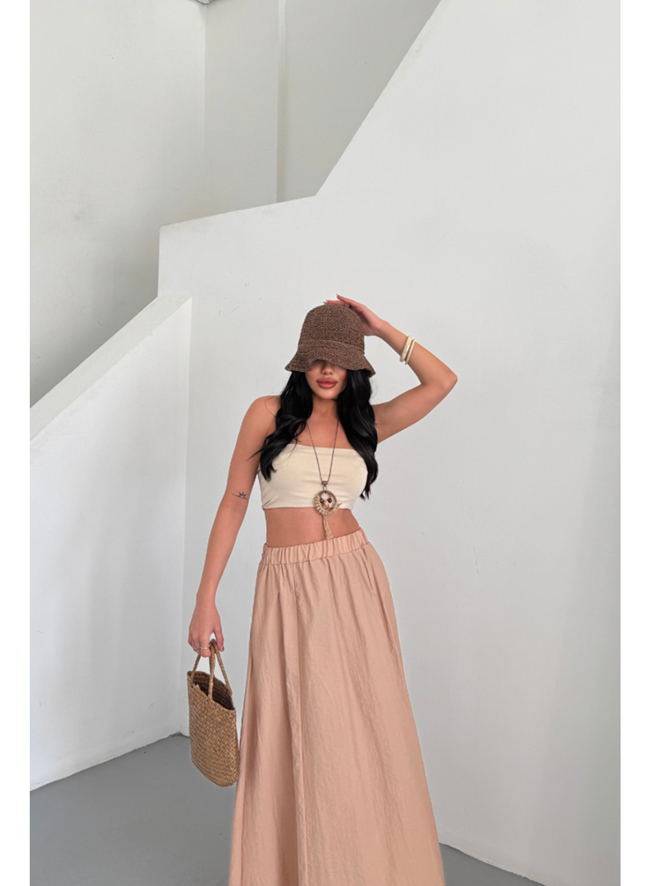 ETEK ŞANEL BOY SOFT KUMAŞ - Bej