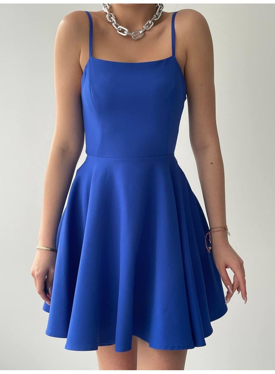 Pole İp Askılı Elbise