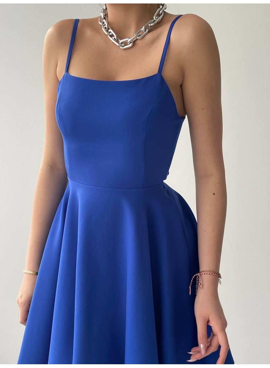 Pole İp Askılı Elbise