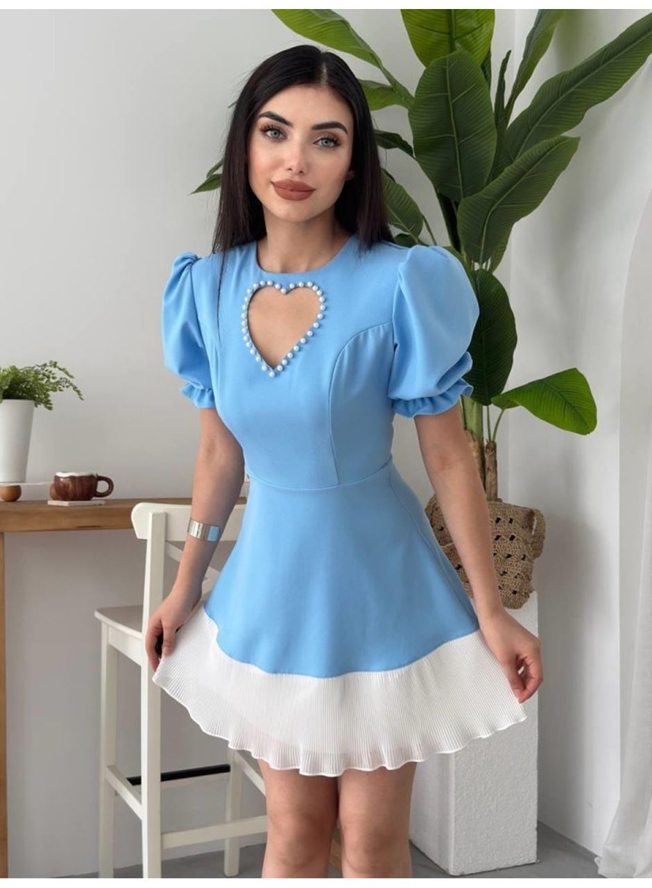 Safe Kalp Detaylı Elbise