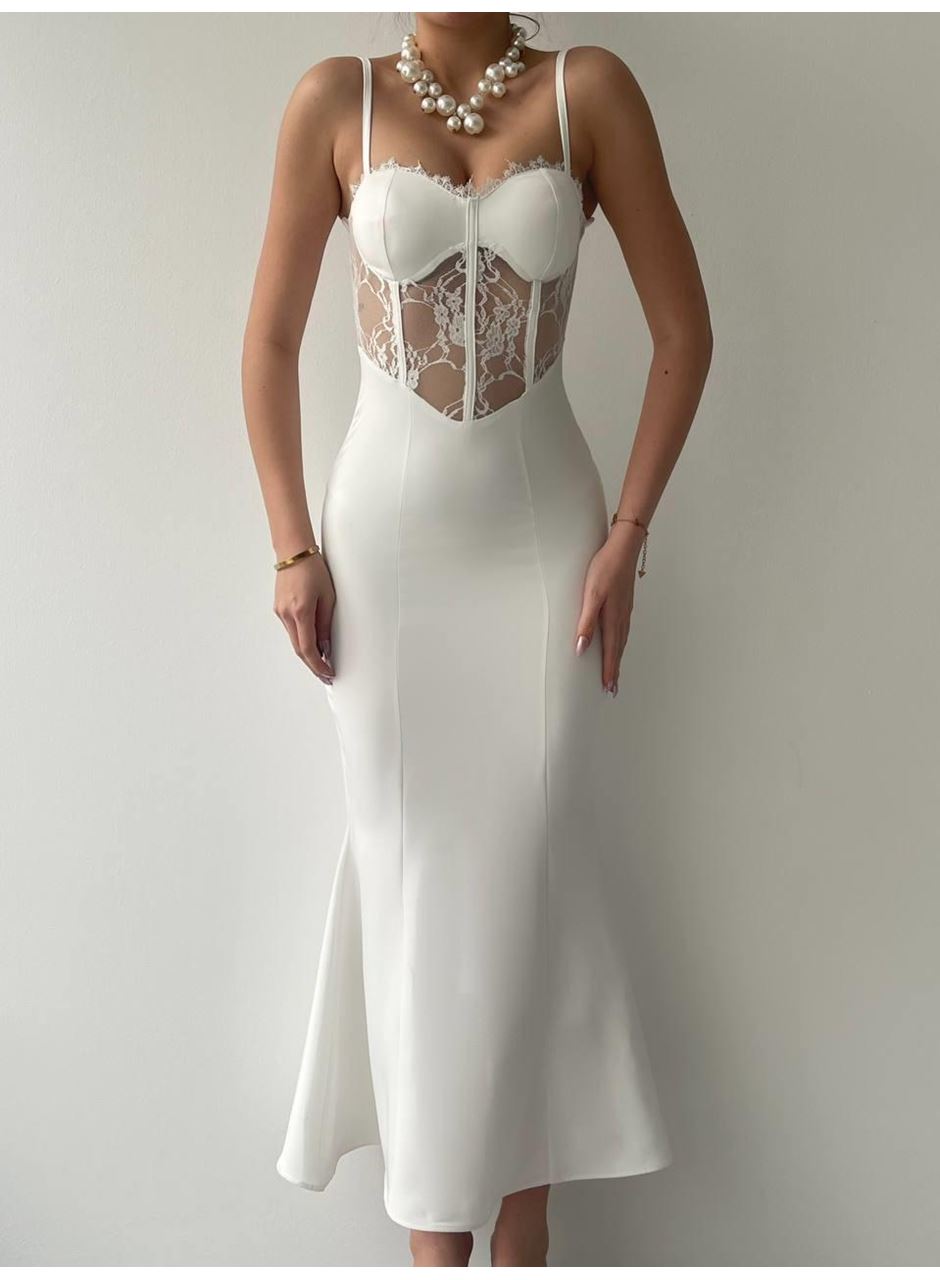 Begonia İp Askılı Elbise