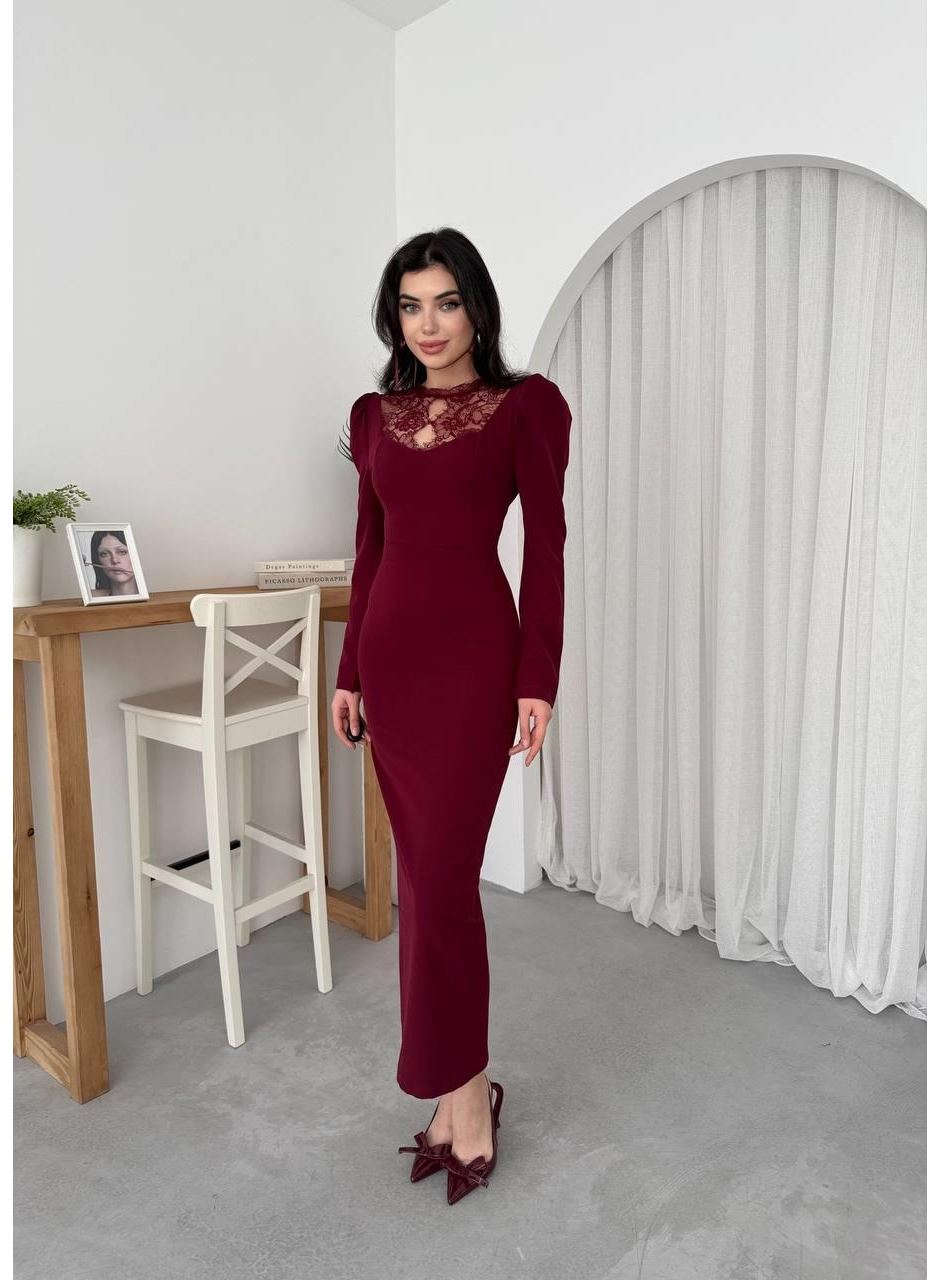 Port Dantel Detay Elbise