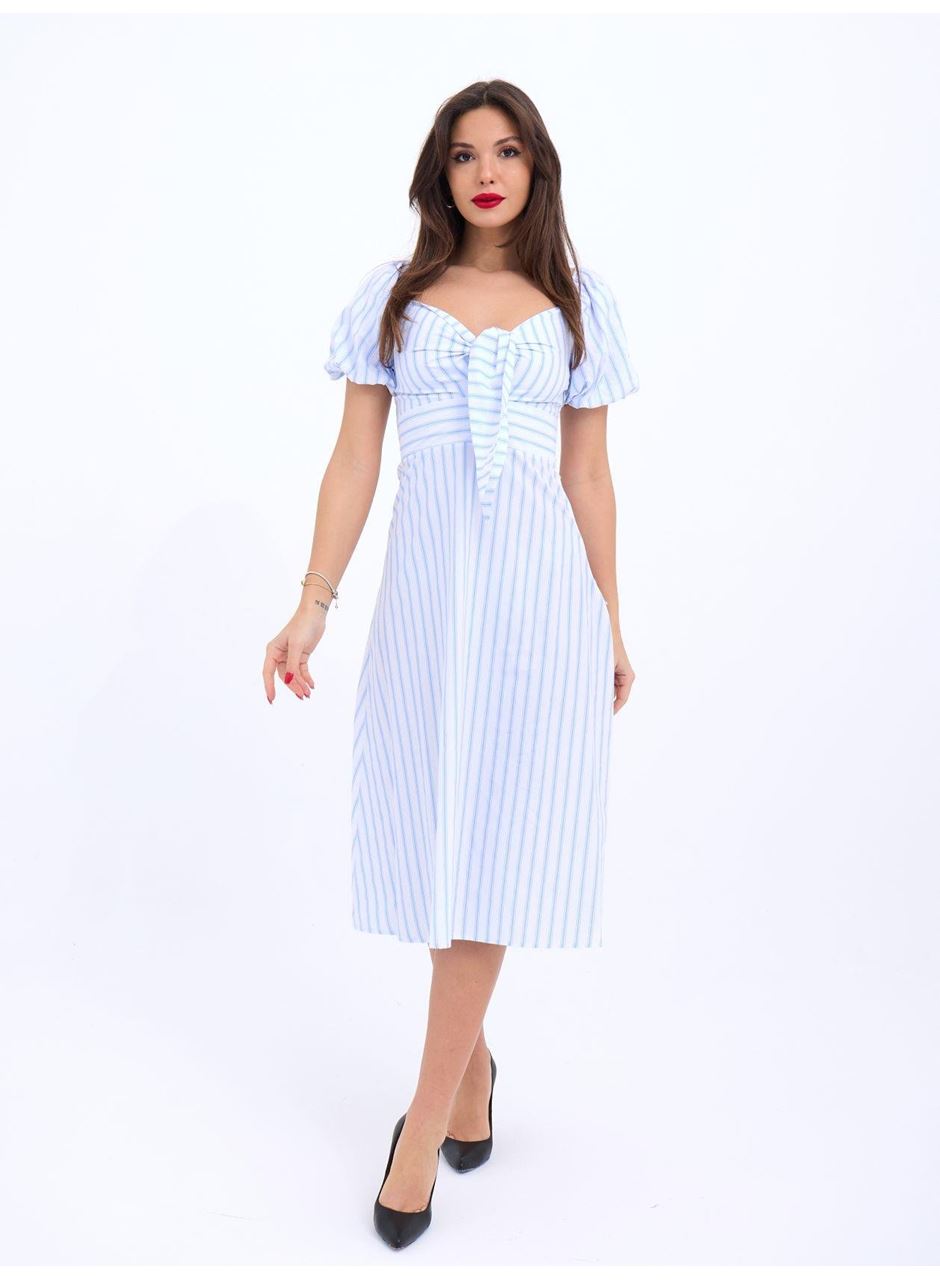 5948 ELBİSE-LOS ANGELES ÇİZGİLİ