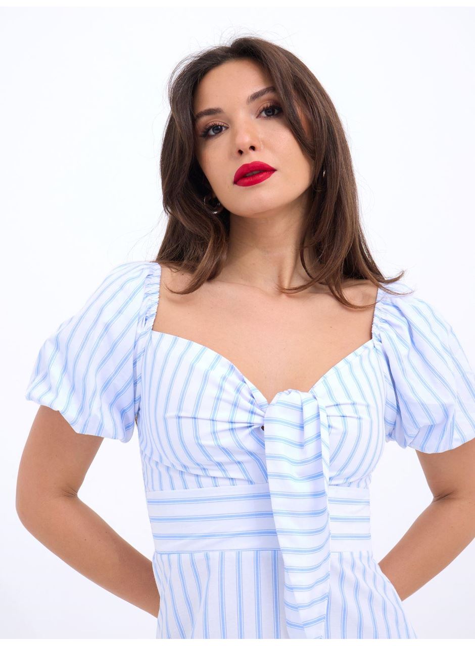 5948 ELBİSE-LOS ANGELES ÇİZGİLİ