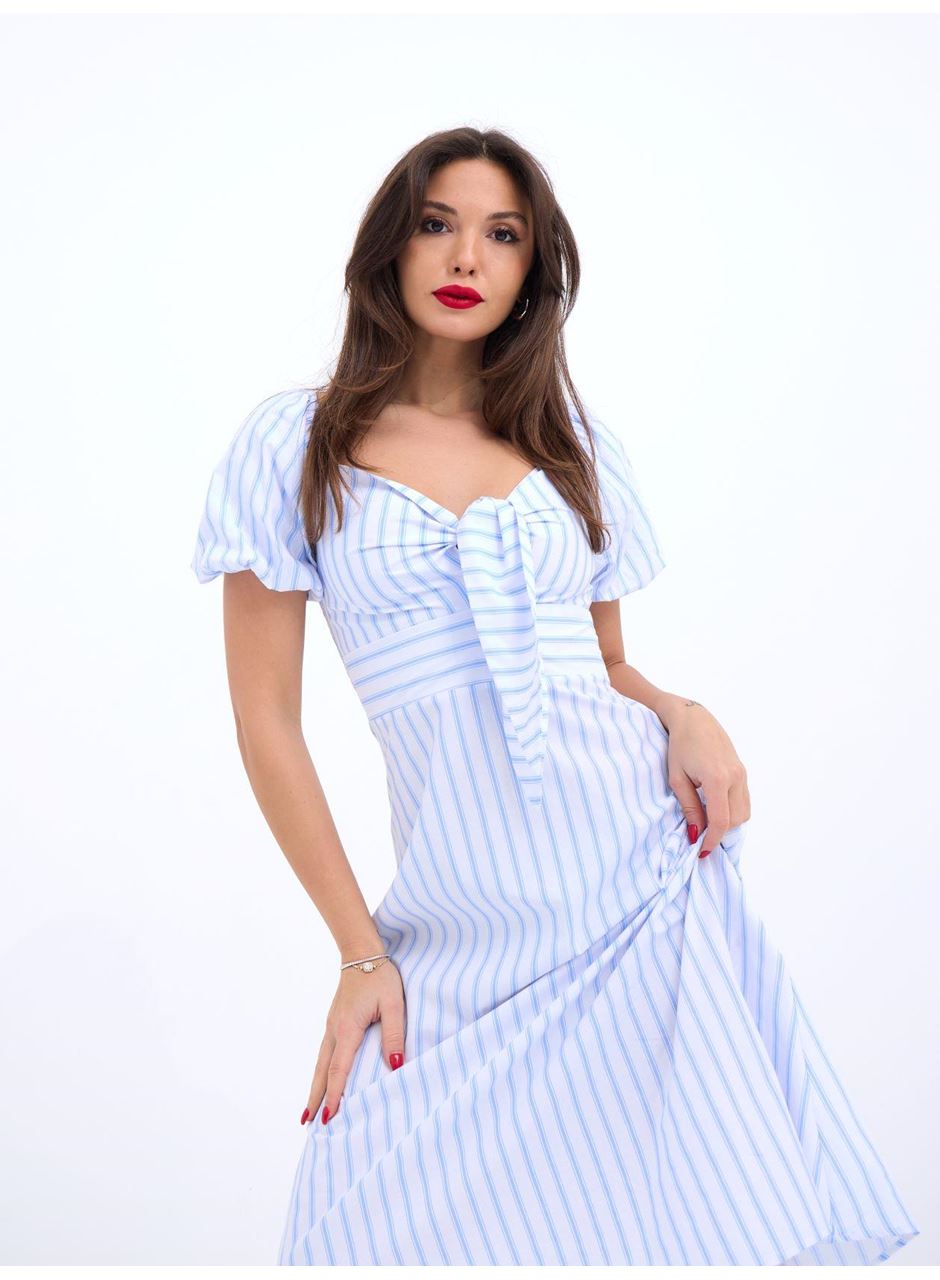 5948 ELBİSE-LOS ANGELES ÇİZGİLİ