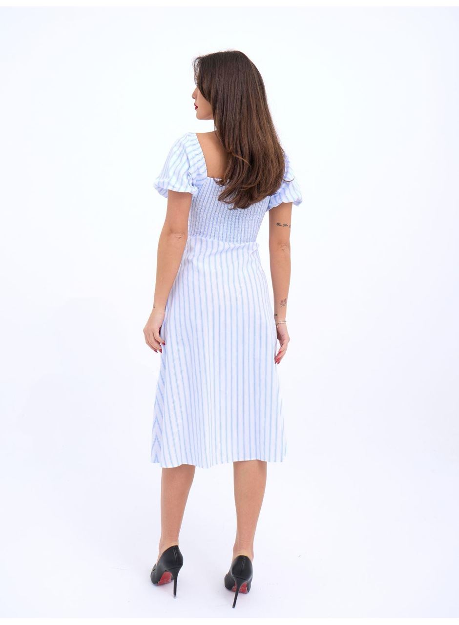 5948 ELBİSE-LOS ANGELES ÇİZGİLİ