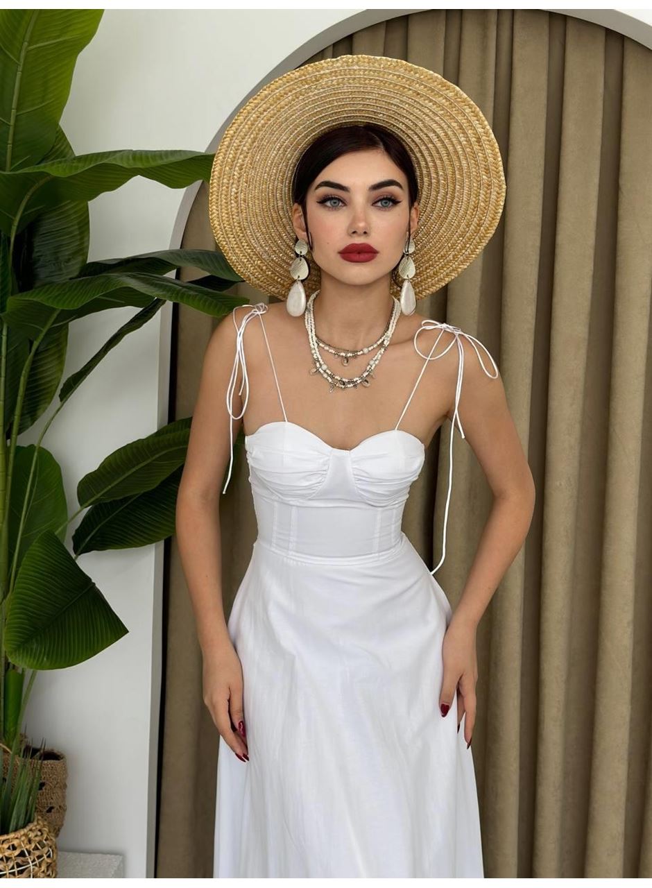 Elia İp Askılı Elbise