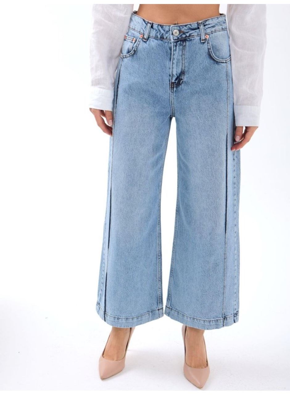 7356 KOT PANTOLON-MAVİ