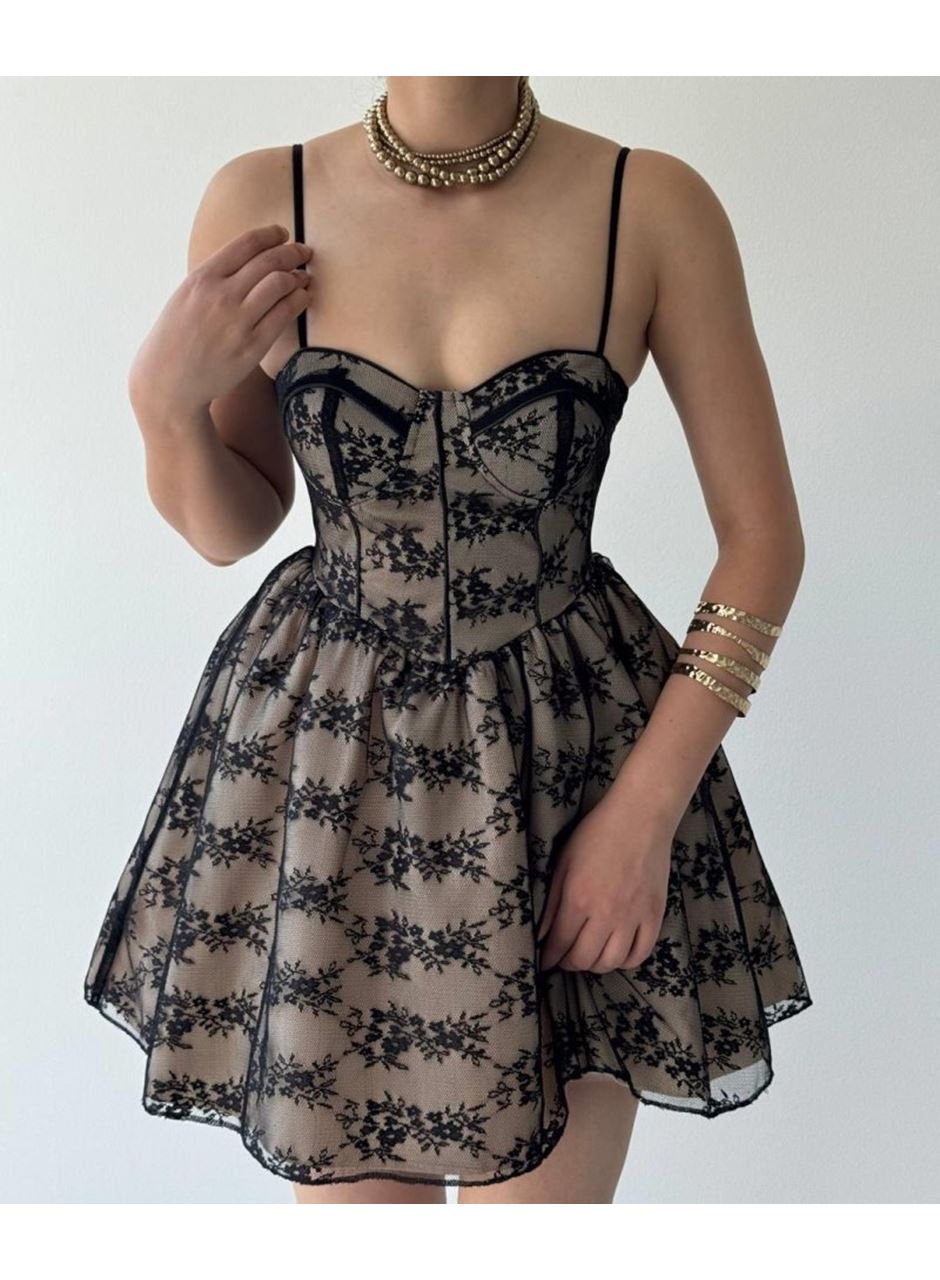 Toba İp Askılı Elbise