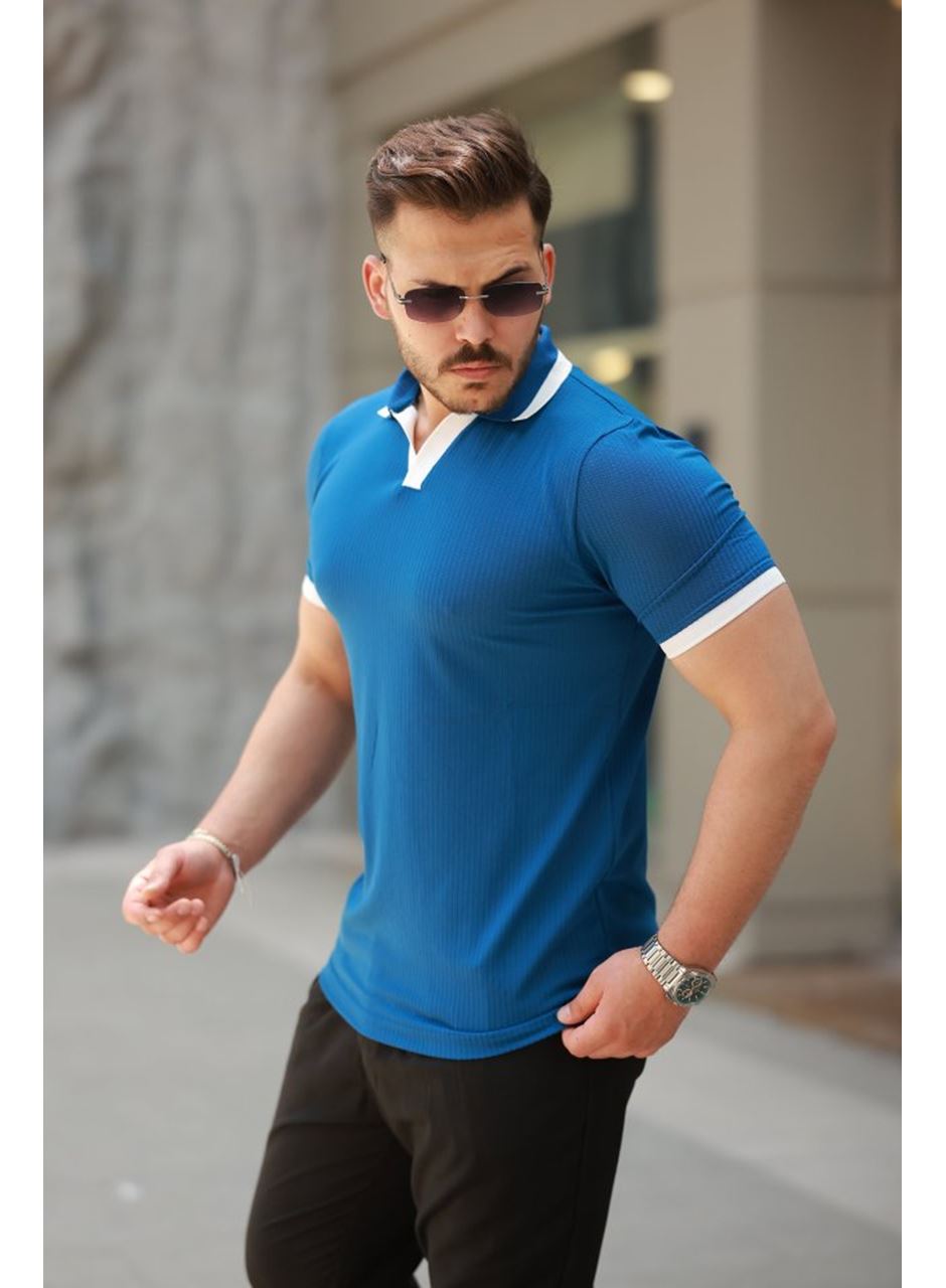 Erkek Hemşire Yaka Kısa Kollu Tişört