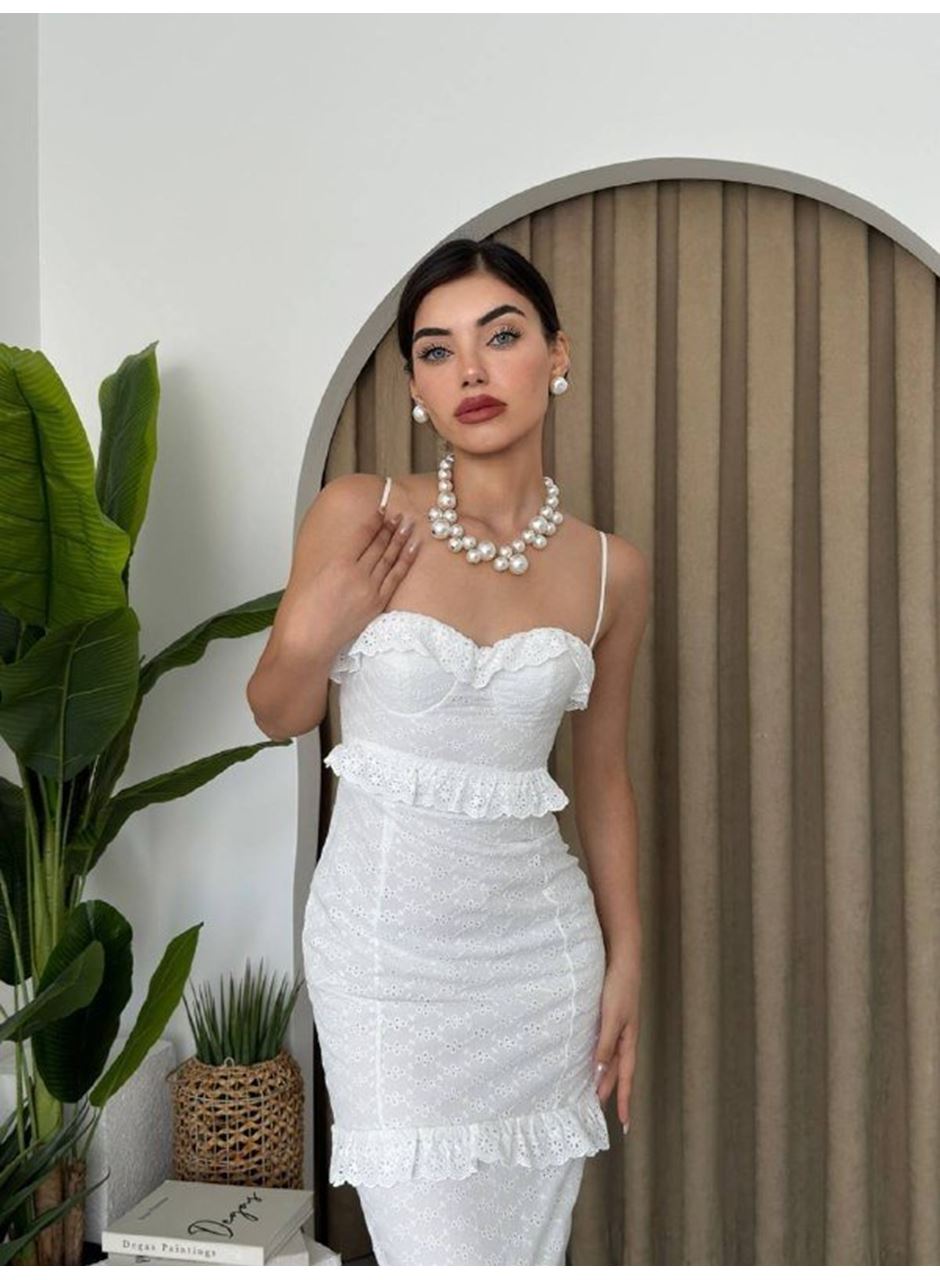 Lere Ip Askılı Elbise