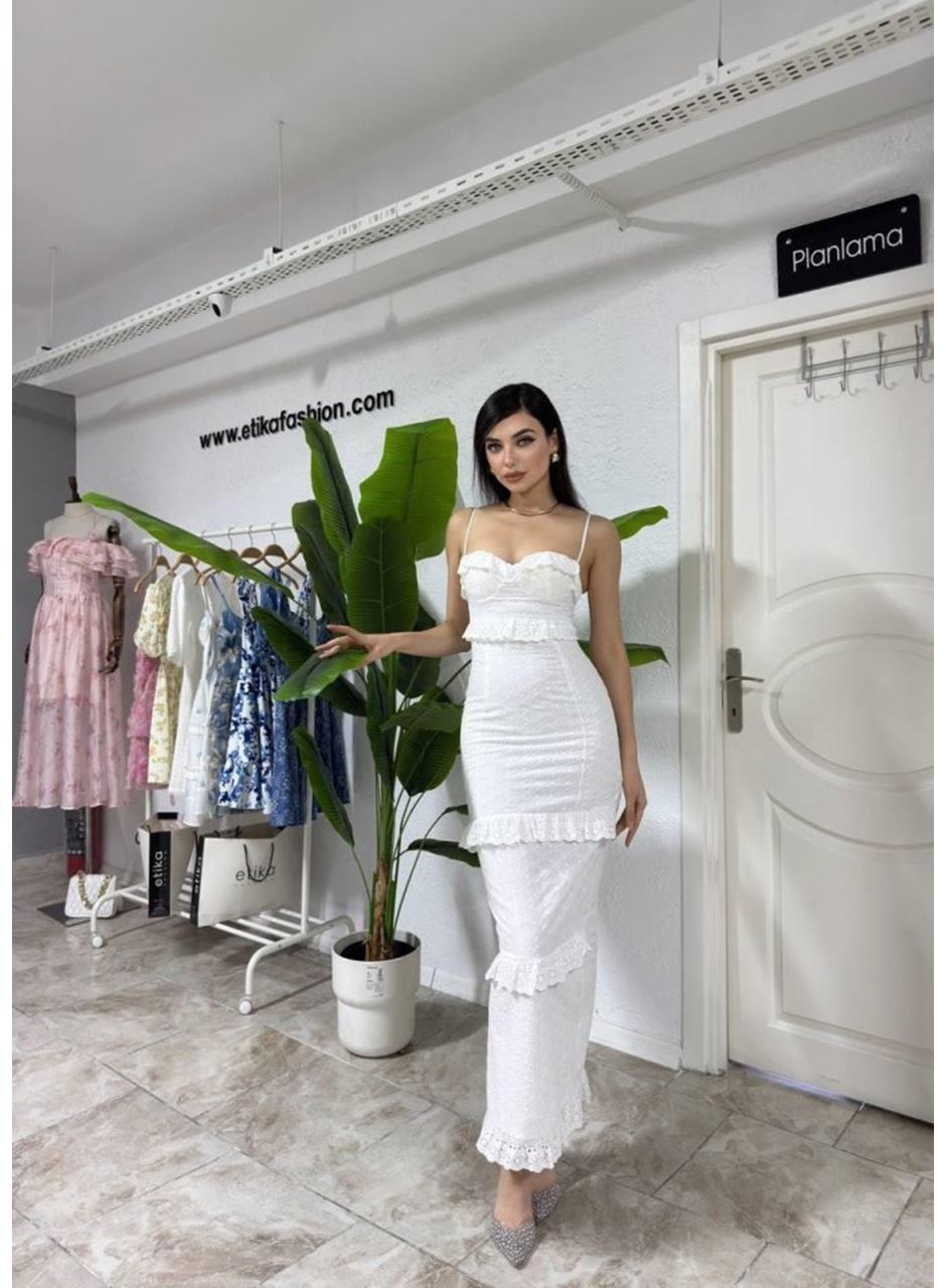 Lere Ip Askılı Elbise