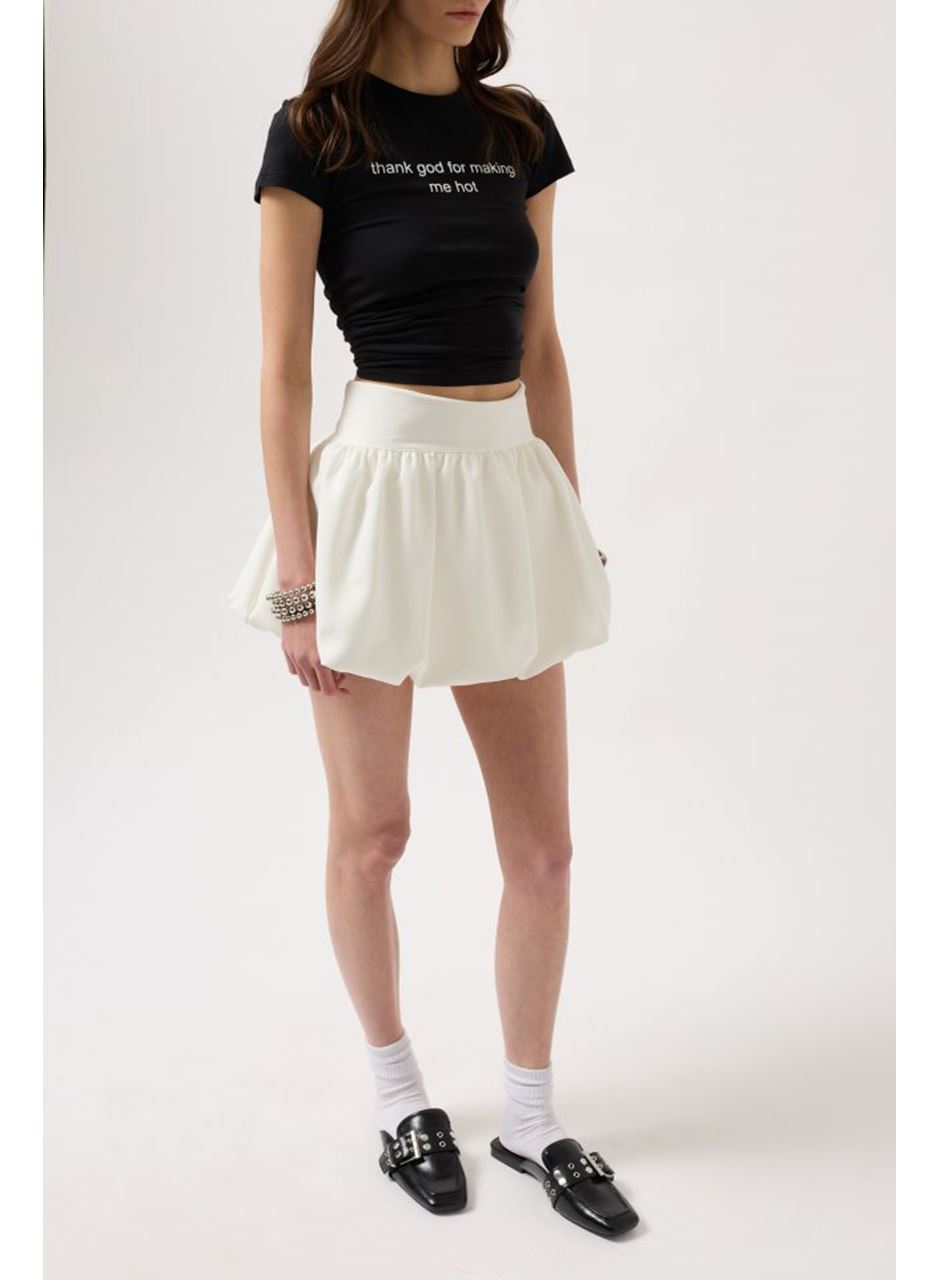 Balon Detay Mini Etek