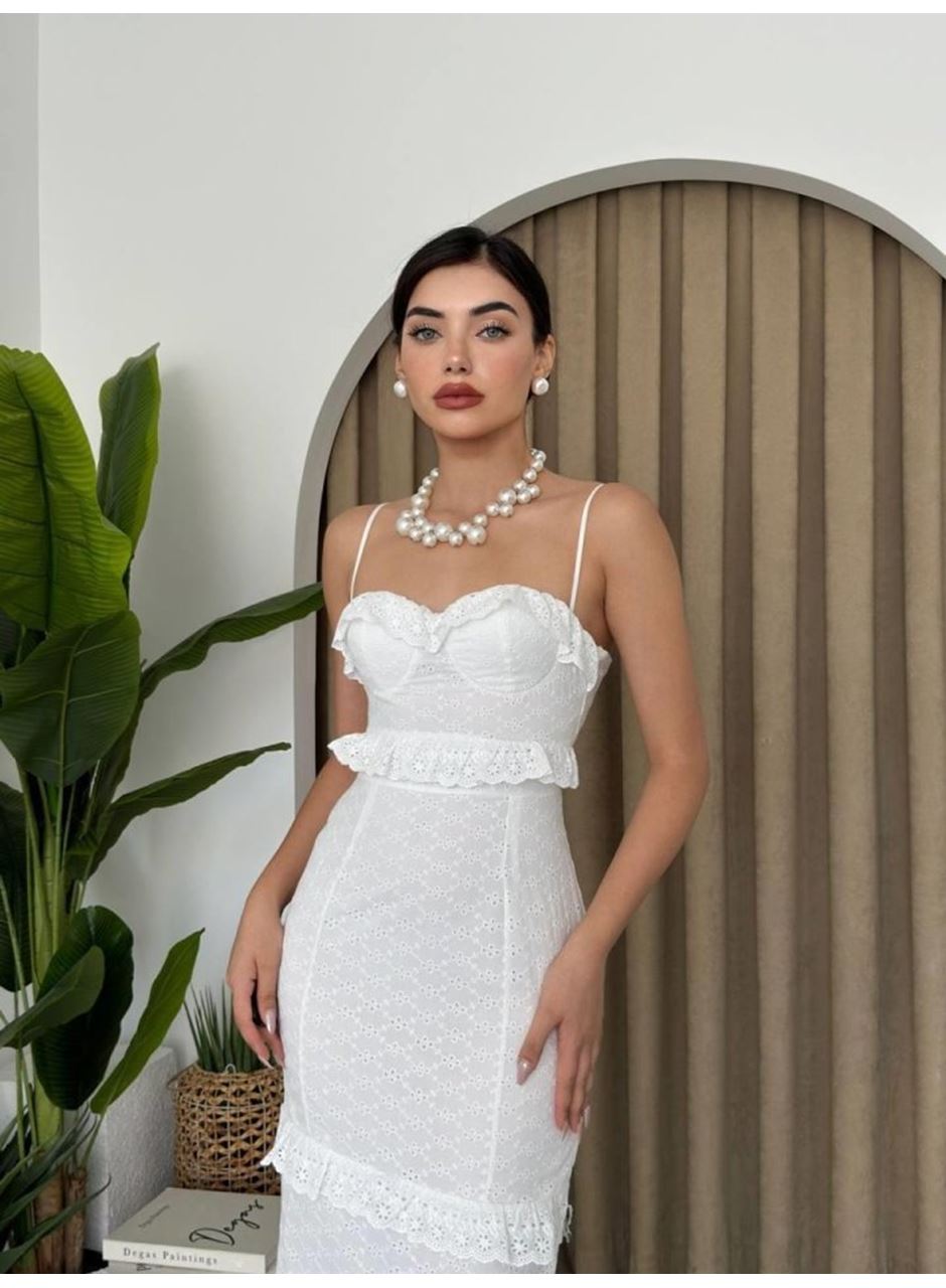 Lere Ip Askılı Elbise