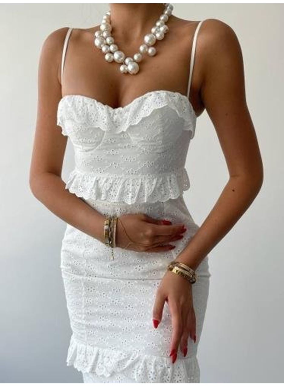 Lere Ip Askılı Elbise