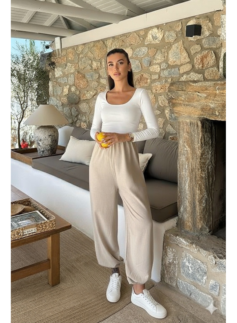 Jasmin Süzüneli Keten Tulum 1280-08