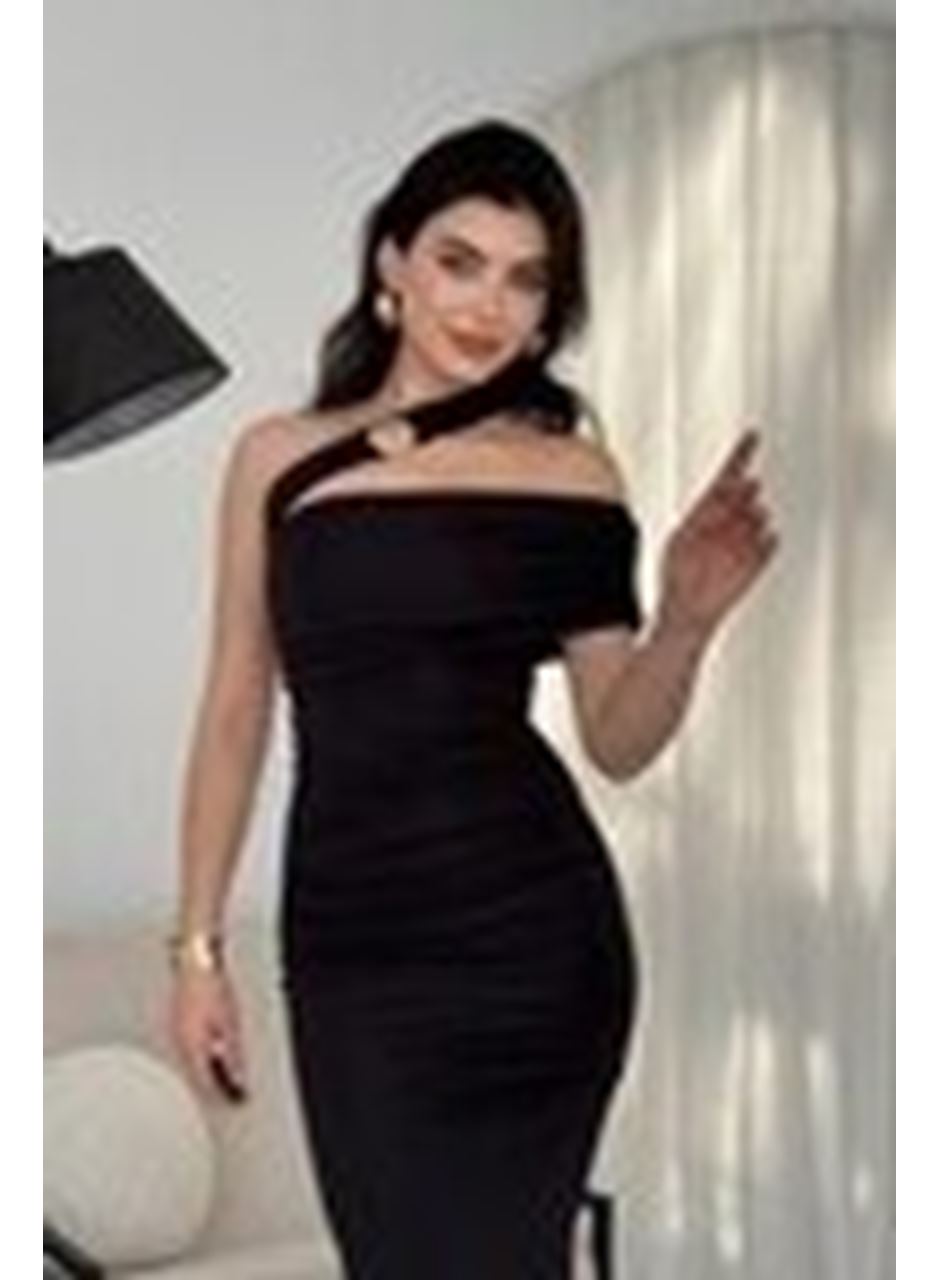 Reta Çapraz Omuz Elbise