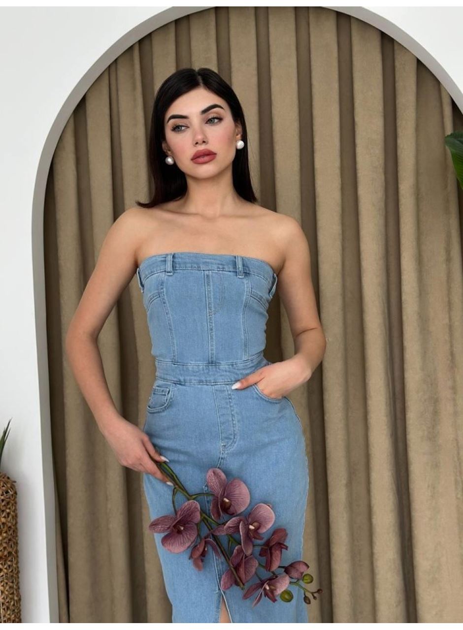 Sonic Straplez Elbise