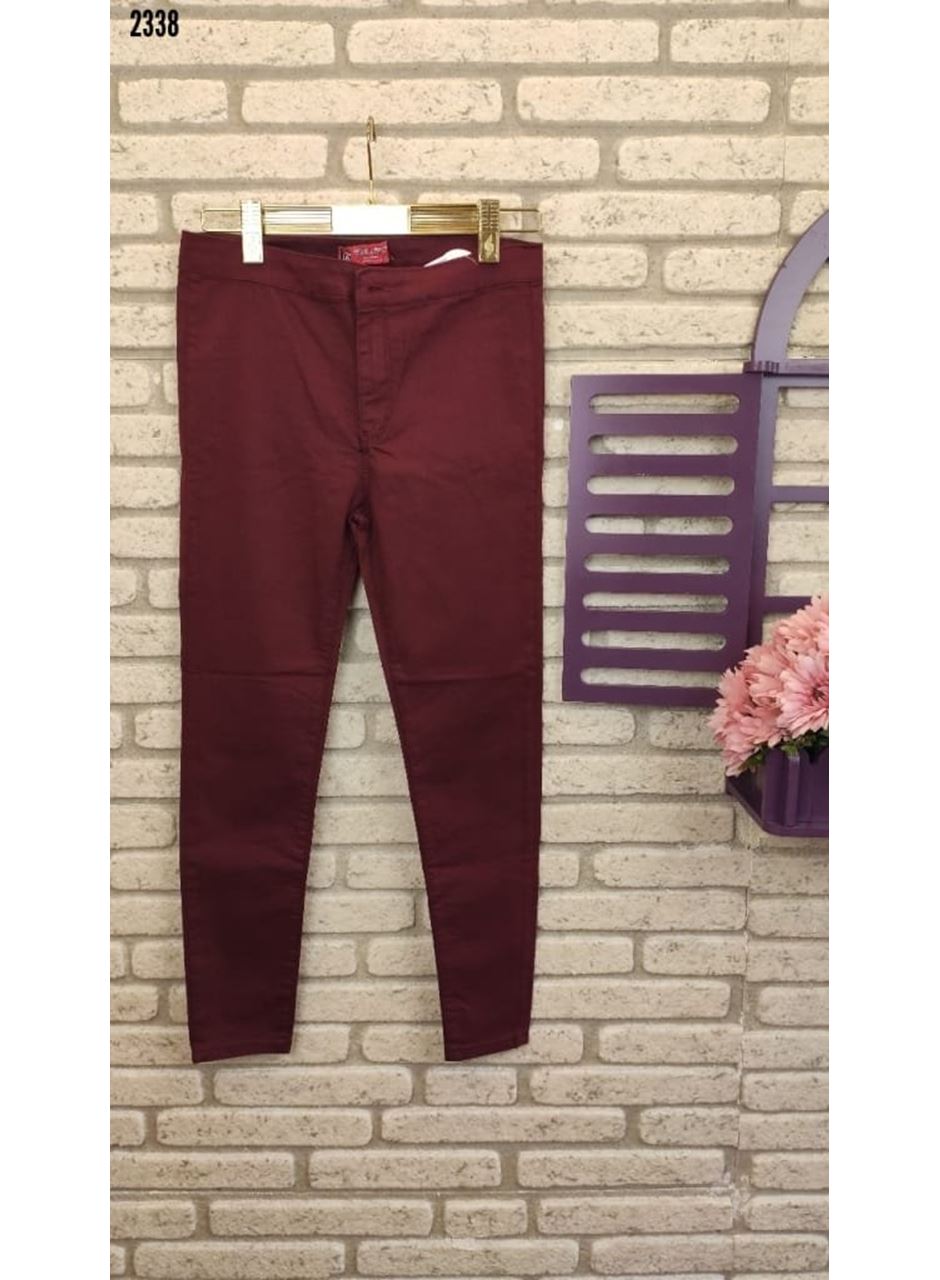 Gabardin Kumaş Yüksek Bel Pantolon 90cm Bel 38cm